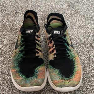 Colorful Nike running shoes